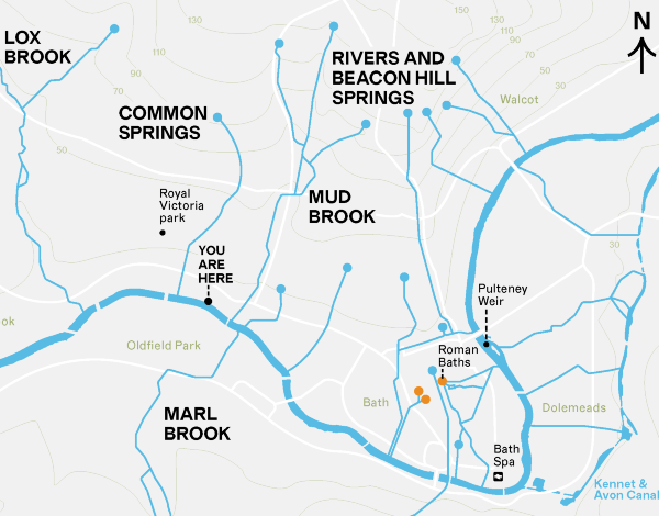 Lost streams map