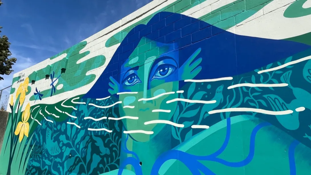 The Avona  mural