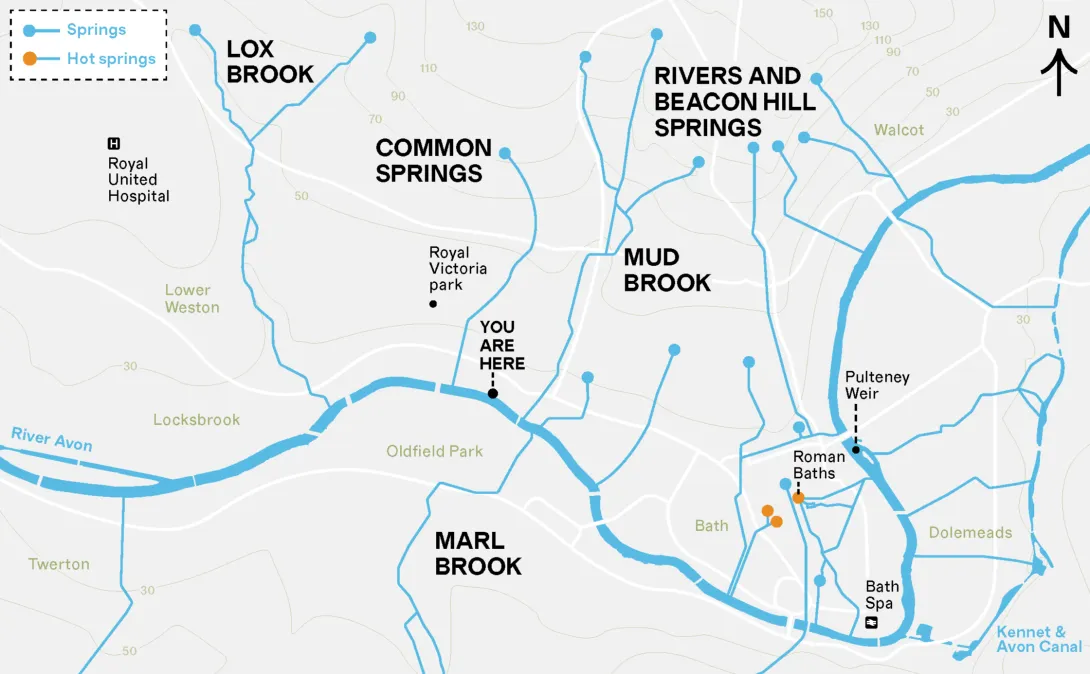 Lost streams map